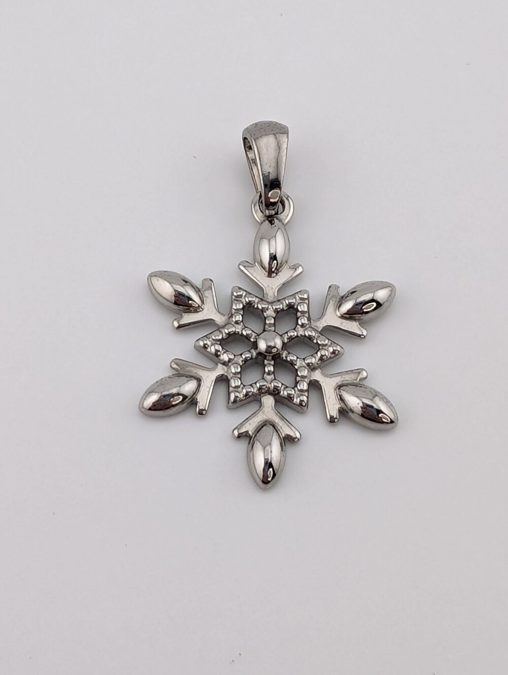 Hallmark Connections Holiday Snowflake Pendant Silver